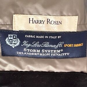 Men's Classic Black Overcoat